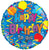 Convergram Birthday Festive Balloons 18″ Balloon