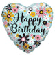 Birthday Flowers 18″ Balloon