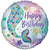 Convergram Birthday Mermaid 18″ Holographic Balloon