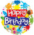 Birthday Paint Spots 18″ Balloon