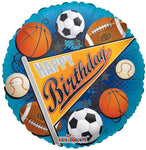 Convergram Birthday Sports Pennant 18″ Balloon