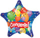 Congrats Festive 18″ Star Balloon
