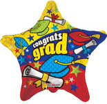 Convergram Congrats Grad Caps & Diplomas 18″ Balloon