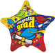 Congrats Grad Caps & Diplomas 18″ Balloon
