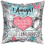 Convergram Cumpleaños Amiga 18″ Balloon