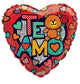 Lindo Oso Te Amo 18″ Globo Holográfico