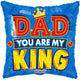 Dad King 18″ Gellibean Balloon