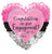 Convergram Engagement Pink Heart 18″ Balloon