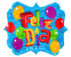 Feliz Día Marquee Frame Balloons & Streamers 18″ Balloon