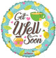 Get Well Soon Tea Honey Lemon 18″ Globo