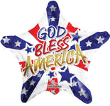 Convergram God Bless America 18″ Star Balloon
