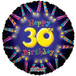 Happy 30th Birthday 18″ Balloon