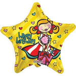 Convergram Happy Birthday 18″ Star Balloon