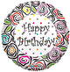 Happy Birthday Animal Prints 18″ Balloon
