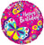 Convergram Happy Birthday Classic Butterflies 18″ Gellibean Balloon