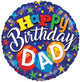 Happy Birthday Dad 18″ Balloon