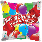 Convergram Happy Birthday From All Of Us 18″ Balloon
