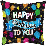 Convergram Happy Birthday To You Neon Balloons 18″ Balloon