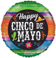 Happy Cinco De Mayo Sarape 18″ Balloon