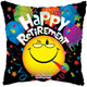 Happy Retirement Smiley 18″ Balloon