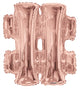 Rose Gold Hashtag # Number Sign 34″ Balloon