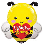 Convergram I Love You Honey 20" Bee Balloon