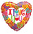 Convergram I Love You Little Messages 18″ Gellibean Balloon