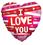 Convergram I Love You Many Arrows 18″ Balloon