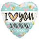 I ❤ You Turquoise 18″ Balloon