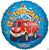 Convergram It's Your Day Firetruck Birthday 18″ Balloon