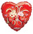 Globo Love Bunnies Corazón 18″