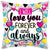 Convergram Love You Forever & Always 18″ Clear View Balloon