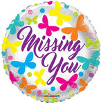 Convergram Missing You Butterfly 18″ Balloon