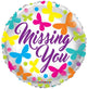 Missing You Butterfly 18″ Balloon
