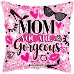 Convergram Mom You Are Gorgeous 18″ Holographic Balloon
