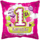 My 1st Birthday Pink 18″ Balloon