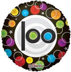 Convergram Mylar & Foil 100 Balloon Dots & Circles 18″ Birthday