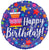 Convergram Mylar & Foil 18″ Birthday Cake & Stars
