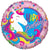 Convergram Mylar & Foil 18″ Birthday Classic Unicorn