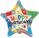 18″ Birthday Silver Star