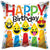 Convergram Mylar & Foil 18″ Happy Birthday Emoji Candles