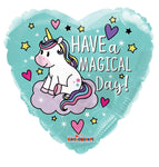 Convergram Mylar & Foil 18″ Have A Magical Birthday Unicorn