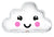 Convergram Mylar & Foil 20″ Smiling Cloud Balloon