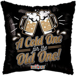 Convergram Mylar & Foil A Cold One for the Old One 18″ Balloon