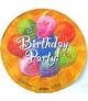 Orange Happy Birthday 9″ Balloon Air fill Only