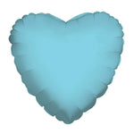 Convergram Mylar & Foil Baby Blue Heart 18″ Balloon