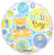 Baby Boy Bear &amp; Misceláneas Globo Gellibean de 18″