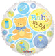 Baby Boy Bear &amp; Misceláneas Globo Gellibean de 18″