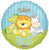 Convergram Mylar & Foil Baby Boy Jungle Animals 18″ Balloon
