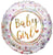 Convergram Mylar & Foil Baby Girl Holographic 18″ Balloon